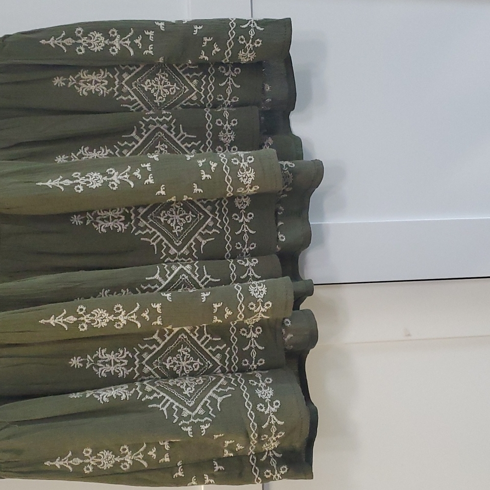 Knox Rose Olive Green dress XS - Picture 6 of 6